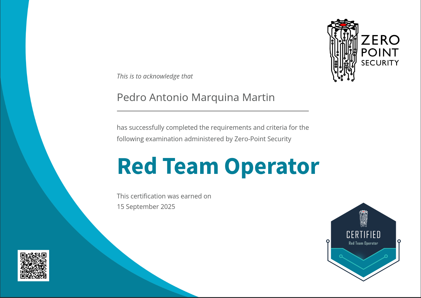 CRTO - Zero-Point Security